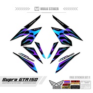 MALAYSIA..... Striping SUPRA GTR 150 MOTIF 2/STICKER SUPRA GTR/STICKER SUPRA GTR 150/STIPING/STICKER