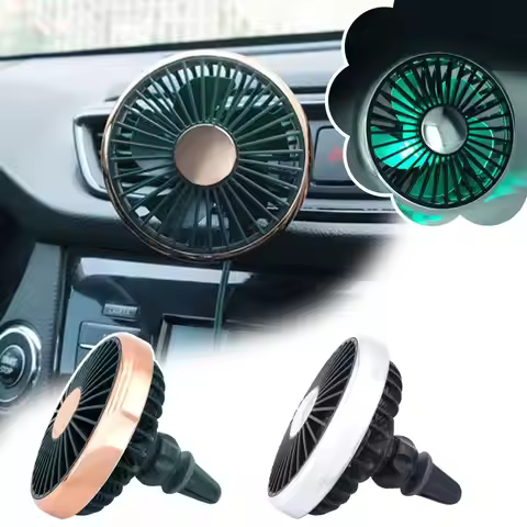Car Universal Air Vent Clip Air Outlet USB Plug-In Wind with Fans 3 Speed Cooling ๏ปฟ Rotatation Fan 3