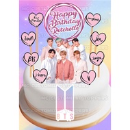 bts theme cake topper (BTS5)