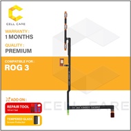 Power On Off Switch Flex Cable With Volume Compatible For ASUS ROG PHONE 3 / ROG 3 - ZS661KL / ZS661