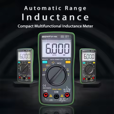 ZOYI Auto-Ranging Inductance Multimeter ZT-102L – Compact & Pocket-Sized High-Precision Digital Mult