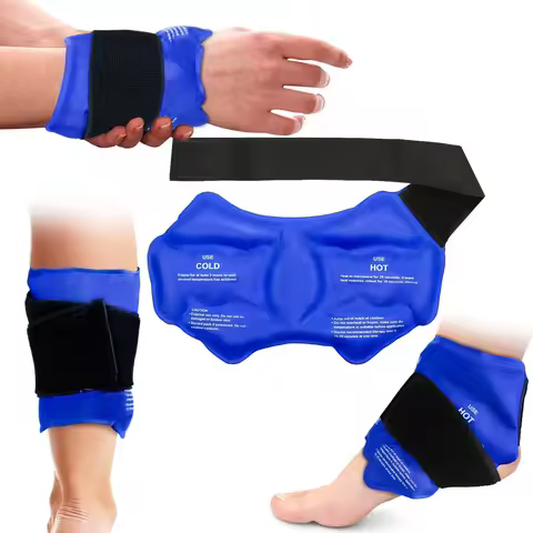 Ankle Ice Pack Wrap Reusable Ice Packs Ankle Cold Compression Gel Cold Pack for Foot Sports Injury F