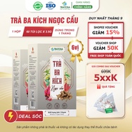 Trà ba kích ngọc cẩu TRATOSA 6 Vị thảo dược Hộp 60 túi lọc hoàn toàn từ thiên nhiên