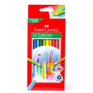 Faber-Castell Pencil color ดินสอสี สีไม้ ด้ามสามเหลี่ยม