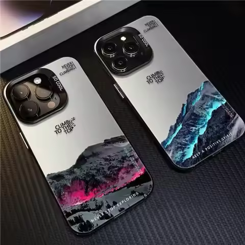 Snow Mountain Landscape Sunset Phone Case for vivo Y03 Y78 Y36 Y100 Y27 Y17s Y16 Y02 Y22s V30e V40 S