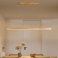 Modern Ceiling Lights Simple Solid Wood Tea Room Chandelier Japanese Word Chandelier Ceiling Light