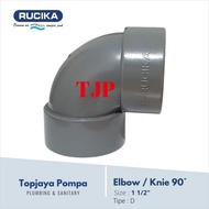 KNIE PVC D RUCIKA 1 1/2" PVC Pipe Connector PVC Connector