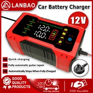 12V 10A Car Battery Charger Motorcycle Acid Battery Charger Battery Pulse Repair perngecas Bateri In