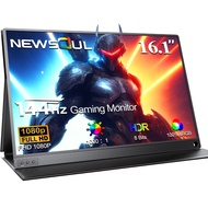 UPERFECT 16.1 Portable Monitor FHD 1080P 144Hz  gaming displays IPS 100%SRGB 8Bit Monitor for PS5/4/3 Switch Xbox Laptop Mac Pc