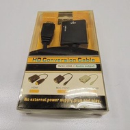 HDMI to VGA + audio output 轉插器 HD conversion cable