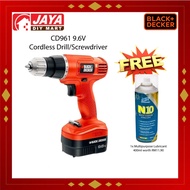 Black Decker CD961-XD Cordless Drill Driver Screwdriver Jaya DIY Mart