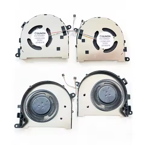 CPU / GPU Cooling Fan for Lenovo Yoga C940-15IRH Yoga 9-15IMH5 Series 5H40S19977 EG70050S1-1C040-S9A