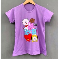 BT21 Universal T-shirt BT21 t-shirt all characters BT21 short sleeve t-shirt