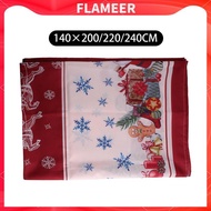 [Flameer] Christmas Table Cloth Decoration Nordic Decorative Funny Rustic Table Cover for Buffet Din