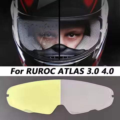 Motorcycle Helmet Visor Patch Film For Ruroc Atlas 3.0 4.0 Visor Anti Fog Film