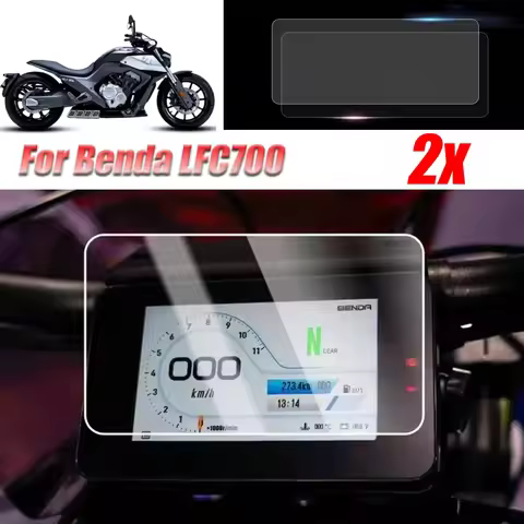 Motorcycle Cluster Scratch TPU Film Dashboard Screen Protector Anti Oil Scratch Proof For Benda LFC7
