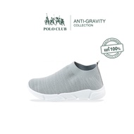 POLO CLUB รองเท้าเพื่อสุขภาพผู้หญิง รุ่น AG-1882 สีเทา | รองเท้าผ้าใบผู้หญิง พื้นเมมโมรี่โฟม รองเท้า