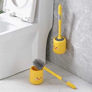 Little Yellow Duck Toilet Brush No Dead Angle Cleaning Hygienic ji4an Brush Black New Style Brush He