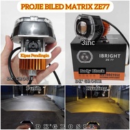 IBRIGHT ZE 77 - Projector Biled Matrix IBRIGHT 3INC body Black ZE77 plus Cooling Fan 2 Colors White 