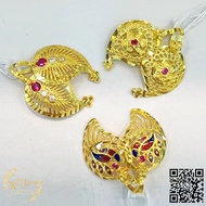 Xing Leong 916 Thali Pendant Indian Design / Loket Thali India Design Emas 916