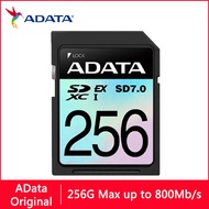 การ์ด Sd Adata 256GB 512GB (800M 700M / U3 4K V30) เพิ่มความเร็วได้ถึง800เมกะไบต์/วินาที SDXC สำหรับกล้อง