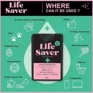 LIFE SAVER HAND SANITIZER Perfume Sanitizer Alcohol Spray Pocket Size Essential Hand Sanitizer Alcohol 75%【Ready Stock】