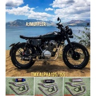 【Hot Sale】Honda TMX Alpha 125/150/155 barako 175 Sc Project Full Set Muffler Free silencer