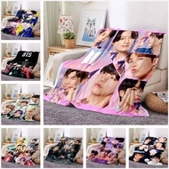 BTS BTS BTS Star Blanket Sofa Office Nap Blanket Air Conditioning Blanket Soft Keep Warm Customizabl