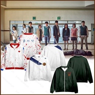 YB3 All of Us Are Dead Men and Women Baseball Jacket Tracksuit Casual Fashion Oversized Sweatshirts 