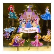 TOPPERCAKE51_ACRYLIC PRINCESS DISNEY / CAKE TOPPER PRINCESS DISNEY / PRINCESS CAKE TOPPER / PRINCESS