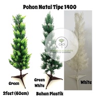 1400 Plastic Christmas Tree 2feet (60cm)