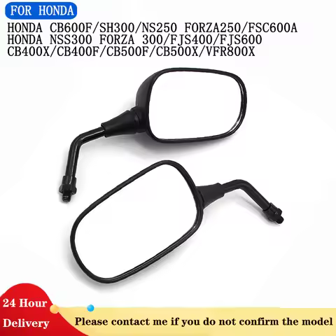 Motorcycle Rear View Side Mirror For Honda Silverwing CB500X FJS 400 600 CB600F SH300 NSS250 NSS300 
