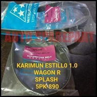 FAN VAN V BELT FANTALI 5PK890 ESTILLO 1.0CC WAGON R SPLASH 5PK-890 