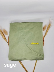 hijab bergo knit premium (M) Hijab Bergo Snow Malay Instan Soft Pad Knit Premium (M) / jilbab instan