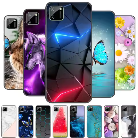 For Coque Realme C11 Case Silicon Back Cover Phone Case For Realme C11 2021 RMX3231 Cases Soft bumpe