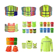 Multi-Pocket Reflective Vest Vest Mesh Construction Site Construction Safety Vest Road Administrativ