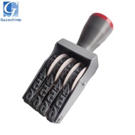 [Gazechimp] Numbering Stamp, Roller Stamp, Rubber, 4 Digits, Company Stamp, Symbol, Commercial Numbe