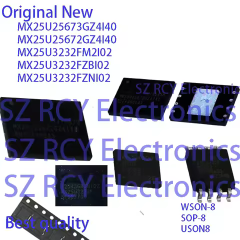 (5-50pcs) MX25U25673GZ4I40 MX25U25672GZ4I40 MX25U3232FM2I02 MX25U3232FZBI02 MX25U3232FZNI02 MX25U323