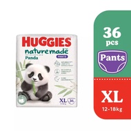 HUGGIES Naturemade Panda Pants Diapers XL36 /M58