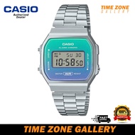 Casio A168 Series Vintage Silver Stainless Steel Band Men Watch A168WER-2ADF / A168WER-2A / A168WER-
