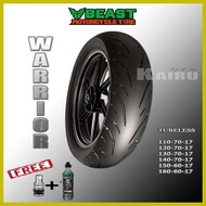 110/70-17 120/70-17 130/70-17 140/70-17  160/60-17 (TL) BEAST TIRE MOTORCYCLE TIRE "  WARRIOR
