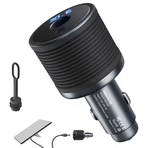 Starlink Mini Car Adapter with Step Up Booster Starlink Mini Cigarette Lighter Power Adapter with Sw
