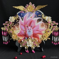 Hu Xianda Perfect 25cm Disc Ornaments Antique Handmade Xianjia Worship [Free Bracket] S5FZ