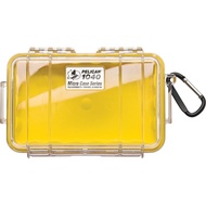 PELICAN 1040 Micro Case Mini Waterproof Airtight Box-Transparent (Yellow)