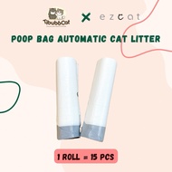 Automatic Cat Roll Litter Box Plastic - Poop Bag Plastic Automatic Cat Litter Box (Ezcat)