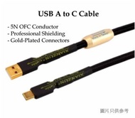 [實體商店］HiFi Grade USB A to C Cable, USB A to USB C, DAC Cable, USB to Type C Cable, Type-C Cable