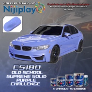 NIJIPLAY AIKKA CS180 PURPLE CHALLENGE OLD SCHOOL SUPREME SOLID COLOUR 2K CAR PAINT