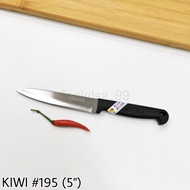 KIWI มีด มีดปอก มีดปอกทุเรียน มีดหั่น มีดแล่เนื้อ มีดปลายแหลม (No.193-199 ด้ามดำ) มีดทำครัว