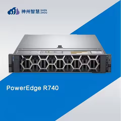 Hot Sale PowerEdge R740 Server 2U Rack Server In tel C620 Chipset 64GB R740XD 4210R 64g Memory H730P