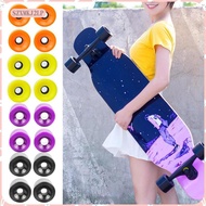 [szxmkj2lp] 4 Pieces Skateboard Wheels,PU  Long Board Wheel High Strength Wheels Skateboard Maintena